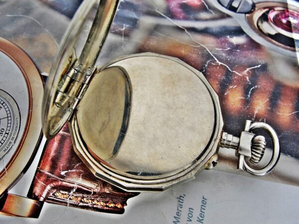 Beautiful hand-painted erotic pocket watch from the 1930s. - Image 10