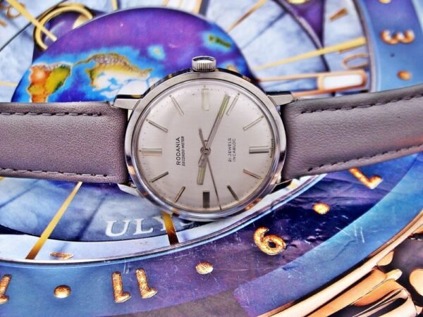 Beautiful steel Rodania Secondo Meter watch from the 1960s-1970s. - Image 23