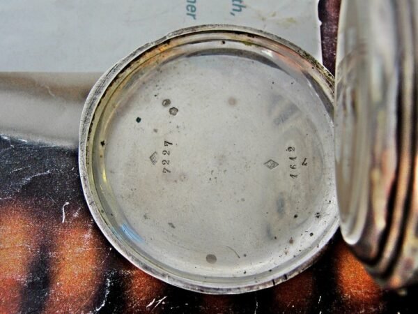 Nice double lid key silver pocket watch from the 1800s - Image 12