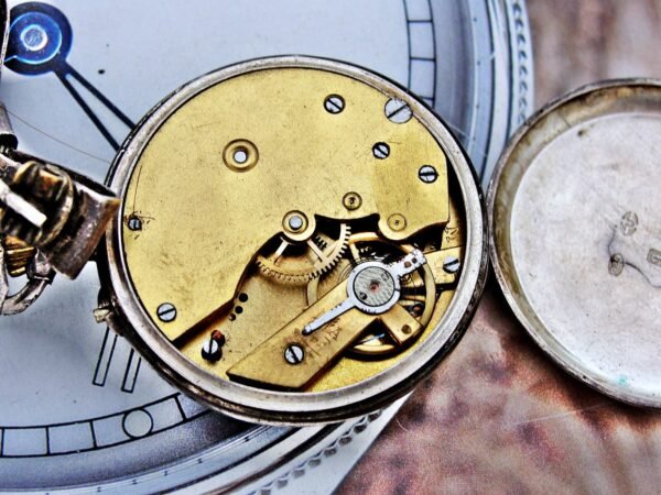Nice silver nun's pocket watch with badge from the 1800s. - Image 11