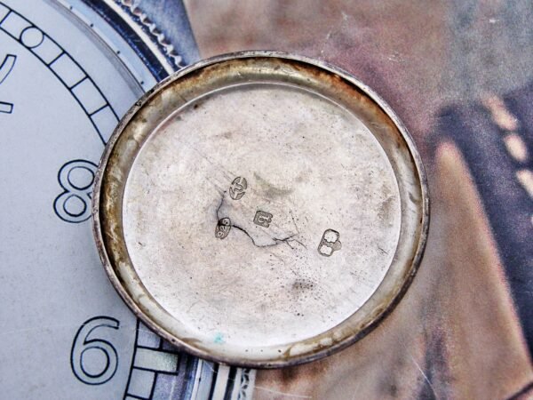 Nice silver nun's pocket watch with badge from the 1800s. - Image 9