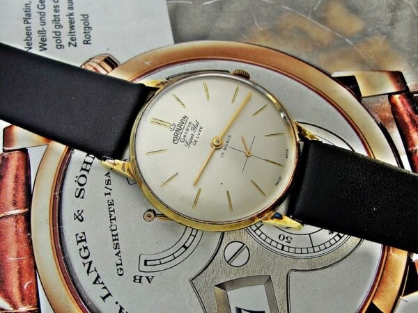 Very nice Swiss Cornavin Geneve Super Flat de Luxe watch from the 1960s. - Image 17