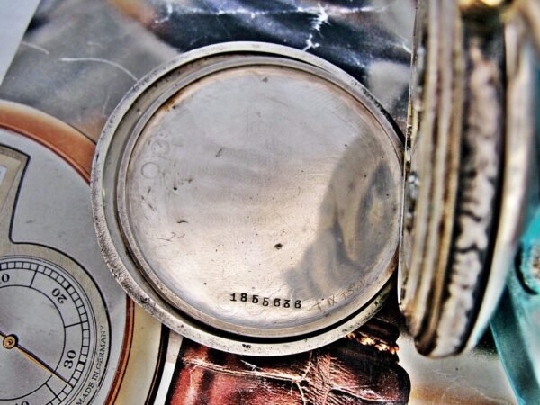 Beautiful double-lid silver hunter Longines pocket watch from 1905. - Image 18