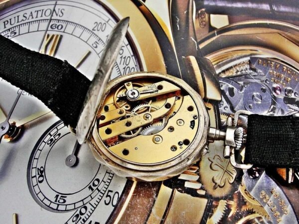 Beautiful porcelain dial, silver case, swinging pocket watch. - Image 18