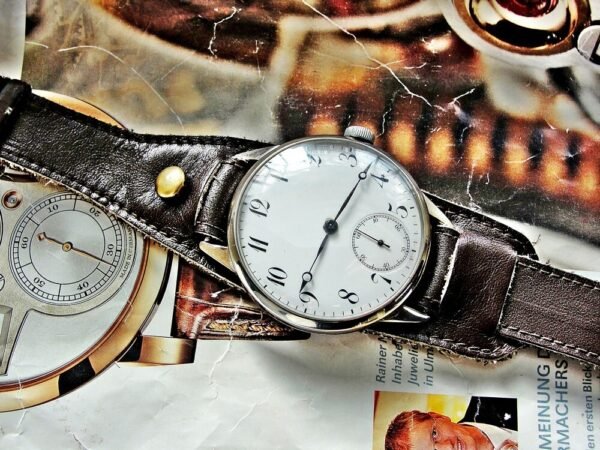 Beautiful porcelain dial watch from the early 1900s - Image 14