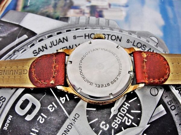 Beautiful very rare Tylex pointer date watch  from the 1950s. - Image 12