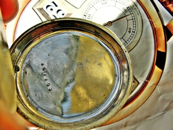 Rare G.T porcelain dial key pocket watch from the 1800s - Image 11