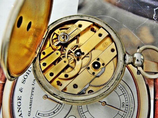 Rare G.T porcelain dial key pocket watch from the 1800s - Image 15