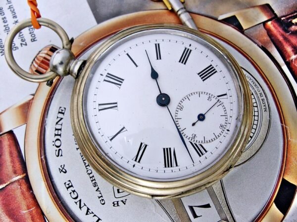 Rare G.T porcelain dial key pocket watch from the 1800s - Image 19