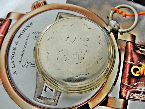 Rare G.T porcelain dial key pocket watch from the 1800s - Image 8
