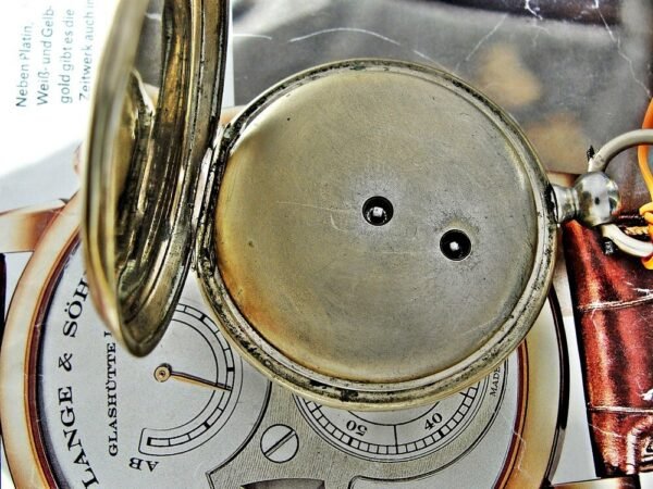Rare G.T porcelain dial key pocket watch from the 1800s - Image 9