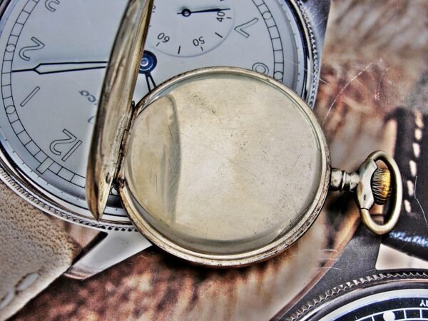 Rare, military silver pocket watch from the early 1900s - Image 7