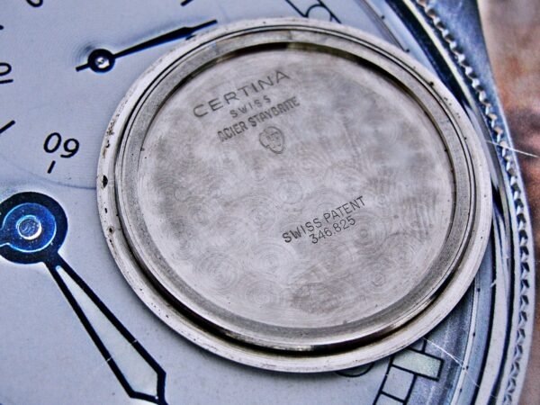 Beautiful Beautiful steel Certina DS-1 tortoise back watch from the 1960s. - Image 12