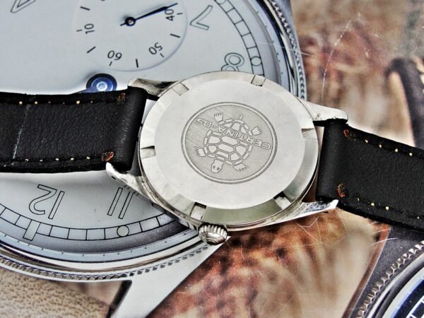 Beautiful Beautiful steel Certina DS-1 tortoise back watch from the 1960s. - Image 13
