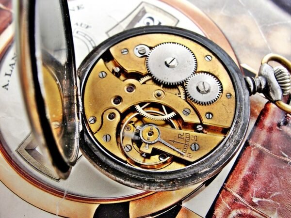 Nice iron case with porcelain dial Tissot pocket watch from the 1920s. - Image 10