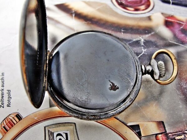 Nice iron case with porcelain dial Tissot pocket watch from the 1920s. - Image 7
