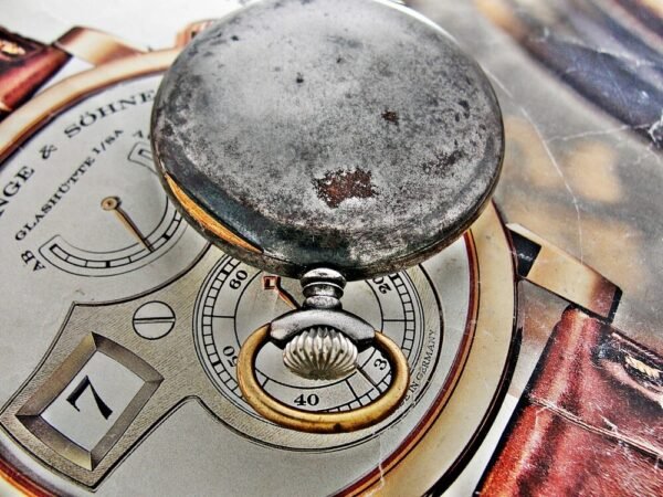 Nice iron case with porcelain dial Tissot pocket watch from the 1920s. - Image 9