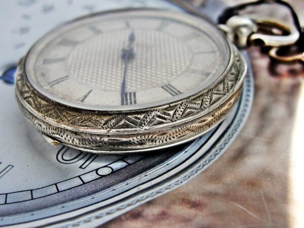 Nice keyed silver pocket watch from the 1800s - Image 6