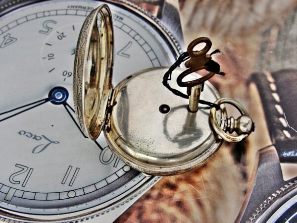 Nice keyed silver pocket watch from the 1800s - Image 9
