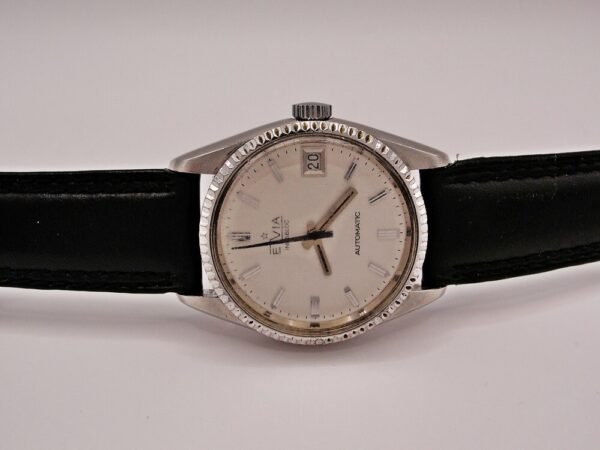 Very nice Unisex Elvia automatic watch from the 1970s. - Image 13
