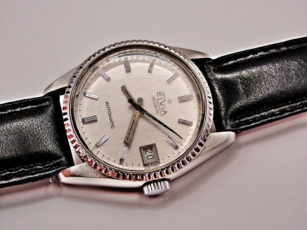 Very nice Unisex Elvia automatic watch from the 1970s. - Image 14
