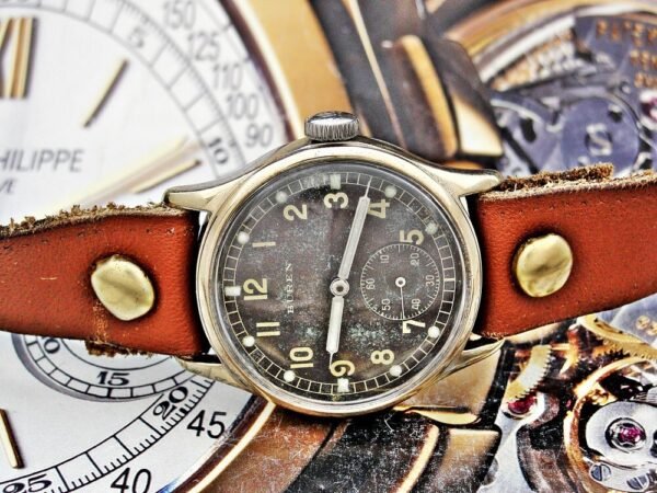 WW2 military Buren DH (Wehrmacht) watch from the 1940s - Image 16