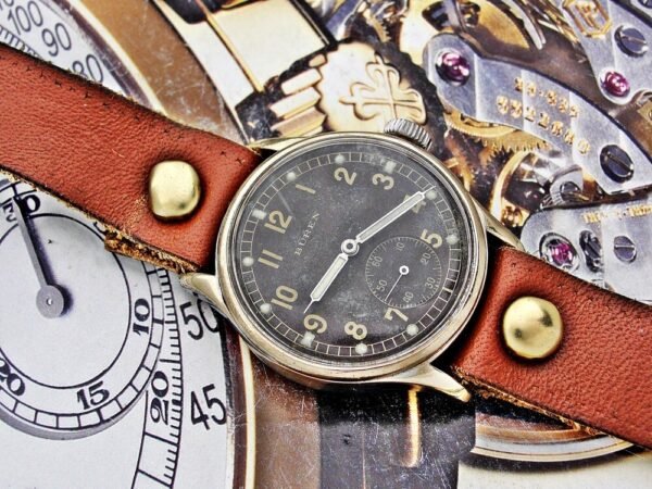 WW2 military Buren DH (Wehrmacht) watch from the 1940s - Image 17