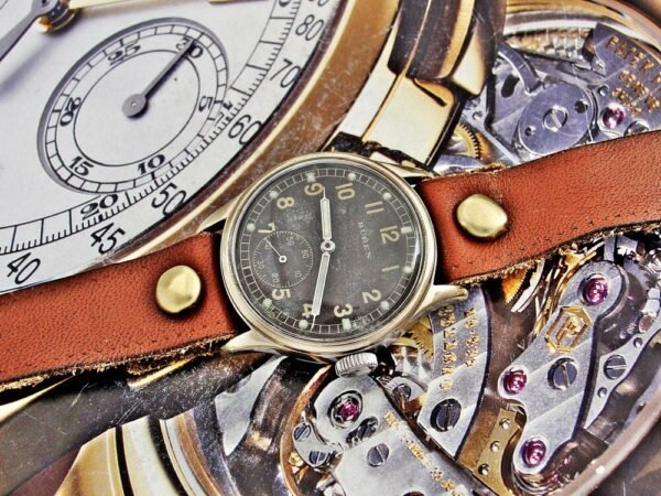 WW2 military Buren DH (Wehrmacht) watch from the 1940s - Image 18