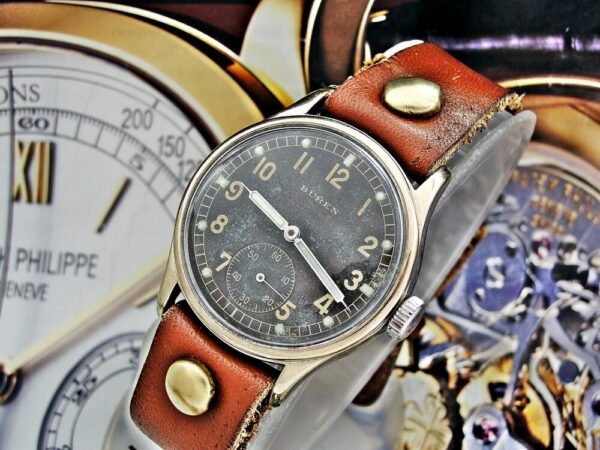 WW2 military Buren DH (Wehrmacht) watch from the 1940s - Image 19