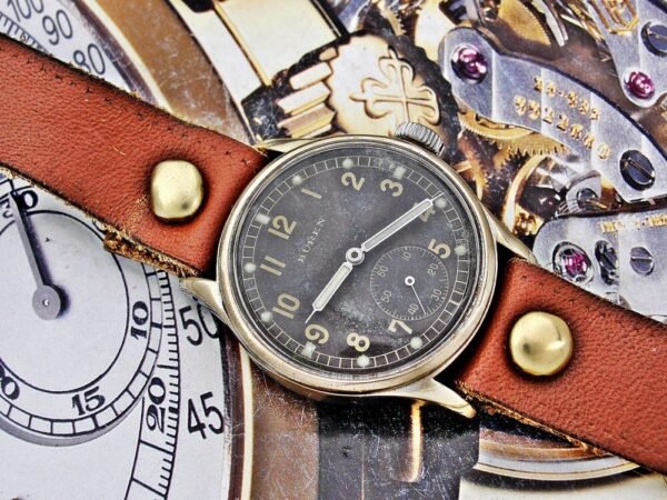 WW2 military Buren DH (Wehrmacht) watch from the 1940s - Image 3
