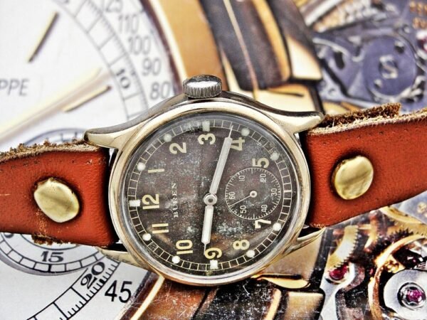 WW2 military Buren DH (Wehrmacht) watch from the 1940s - Image 6