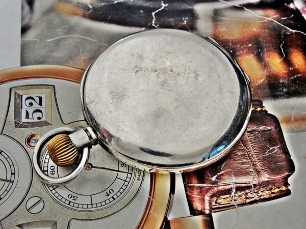 Beautiful double-lid silver Invar watch from the early 1900s - Image 12