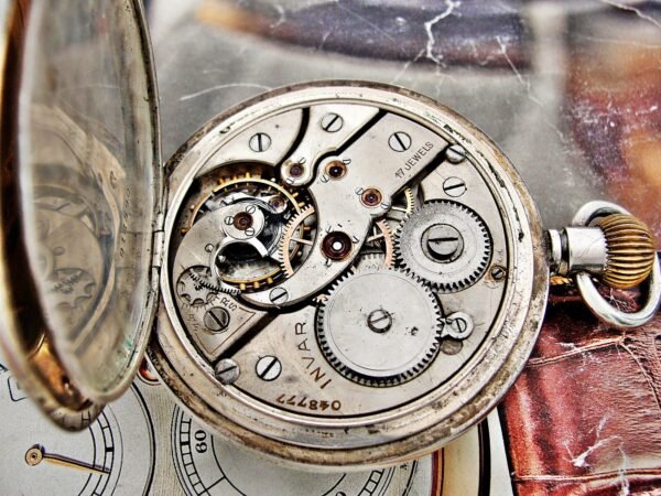 Beautiful double-lid silver Invar watch from the early 1900s - Image 13