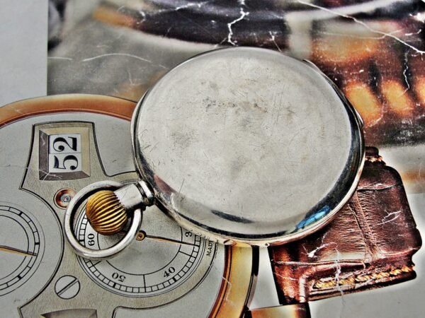 Beautiful double-lid silver Invar watch from the early 1900s - Image 18