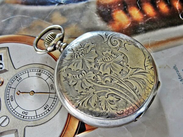 Nice Cortebert silver pocket watch from the early 1900s. - Image 18