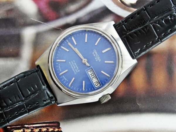 Oriosa automatic steel watch from the 1970s - Image 10