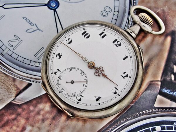 Rare Essor silver pocket watch from the early 1900s. - Image 3