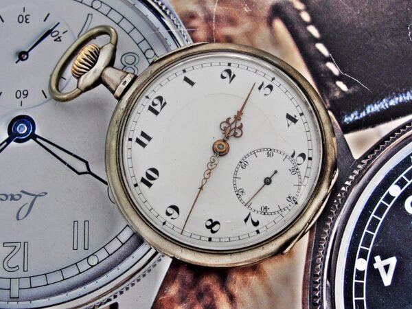 Rare Essor silver pocket watch from the early 1900s.