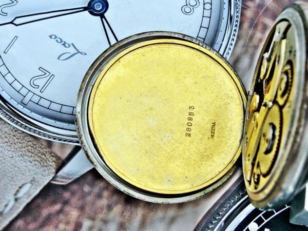 Rare Essor silver pocket watch from the early 1900s. - Image 8