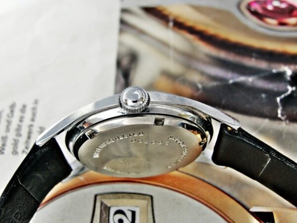 Rare Swiss Tell watch with label from the 1950s. Very nice dial, very nice case. - Image 12