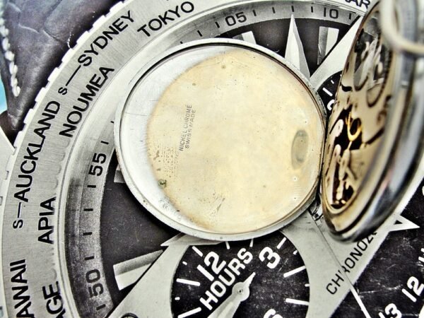 Rare art deco Lanco (Langendorf) pocket watch from 1930. - Image 8