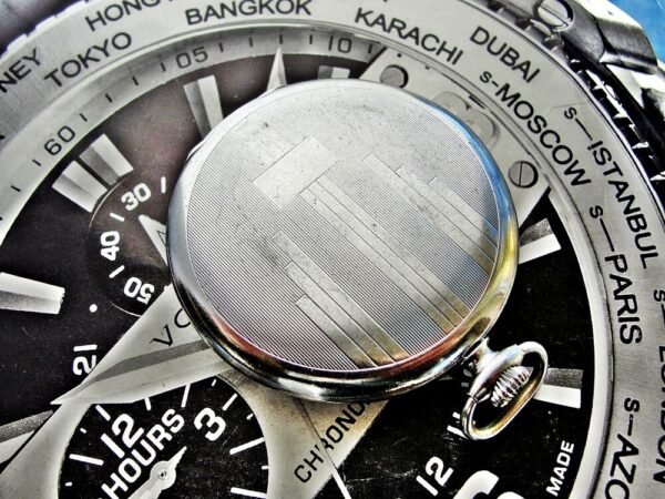 Rare art deco Lanco (Langendorf) pocket watch from 1930. - Image 9