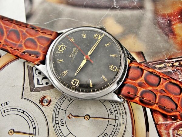 Rare black dial Doxa watch from 1962. - Image 16