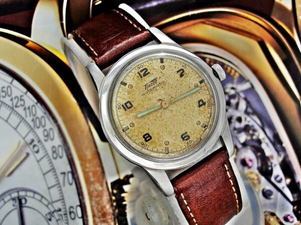 Steel Tissot Bumper automatic watch from 1952. - Image 3