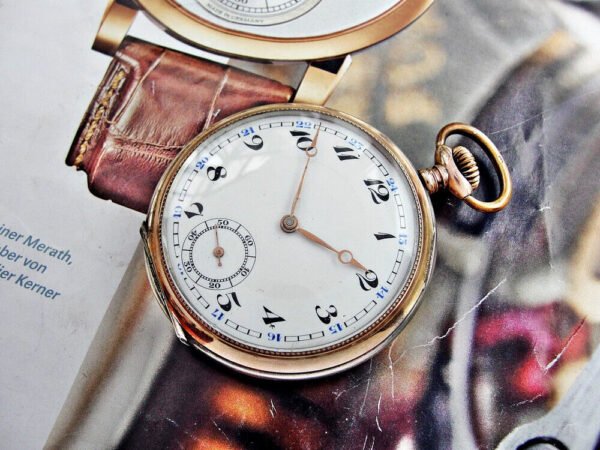 Beautiful Damas silver pocket watch from the 1920s. - Image 4