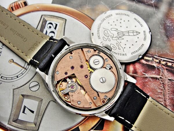 Rare Swiss steel Alsi Wehrmachtswerk watch from the 1970s - Image 13