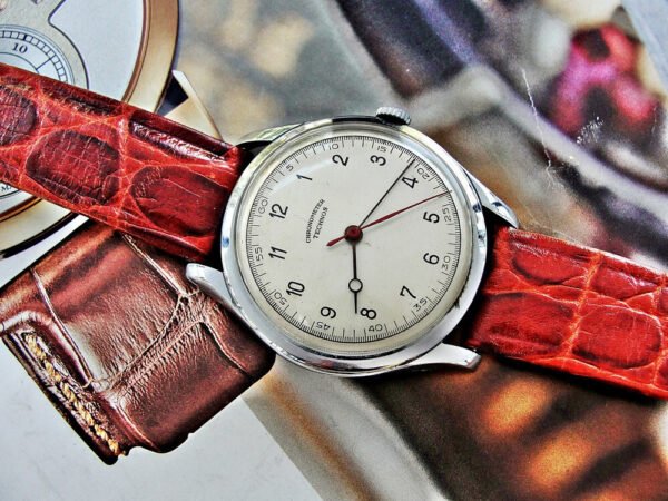 Technos Chronometer watch from the 1950s - Image 11
