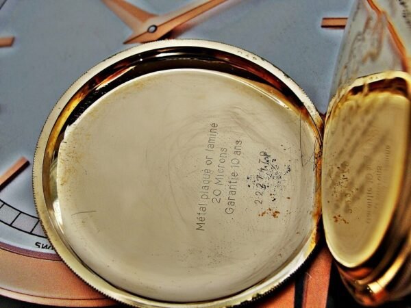 Very nice rare double-lid Doxa pocket watch from the 1920s - Image 16