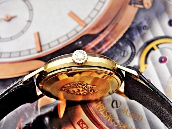 Beautiful 18k gold Longines Flagship automatic watch from the 1960s with box - Image 11