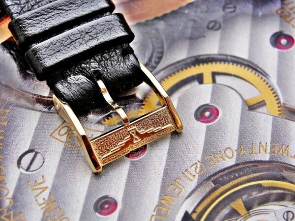 Beautiful 18k gold Longines Flagship automatic watch from the 1960s with box - Image 13
